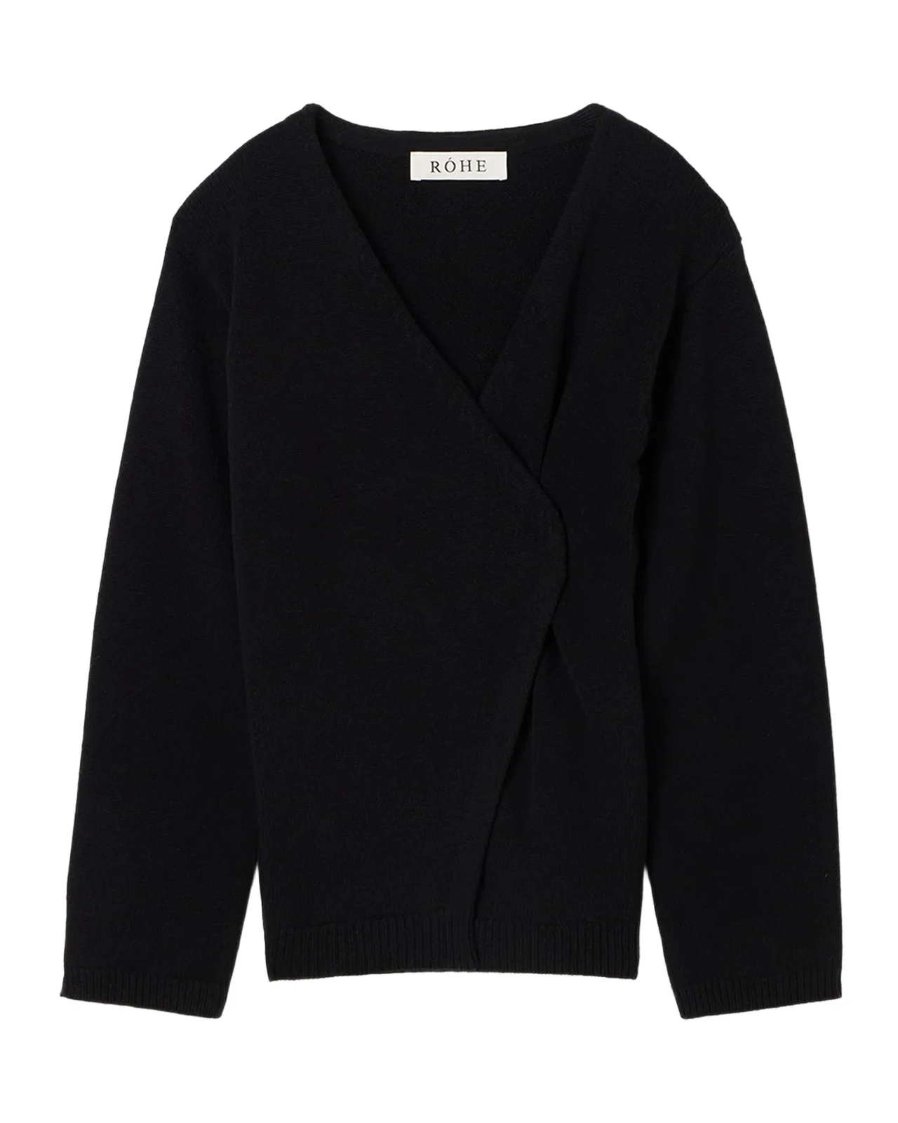 RÓHE Off-Shoulder Wrap Cardigan