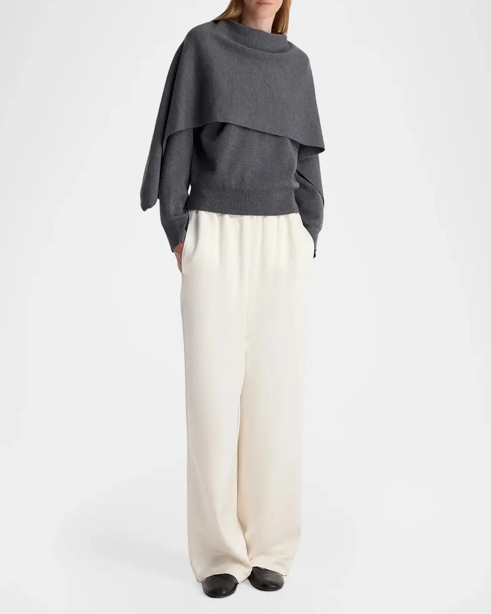 RÓHE Draped Cape Sweater | Thumbnail 2