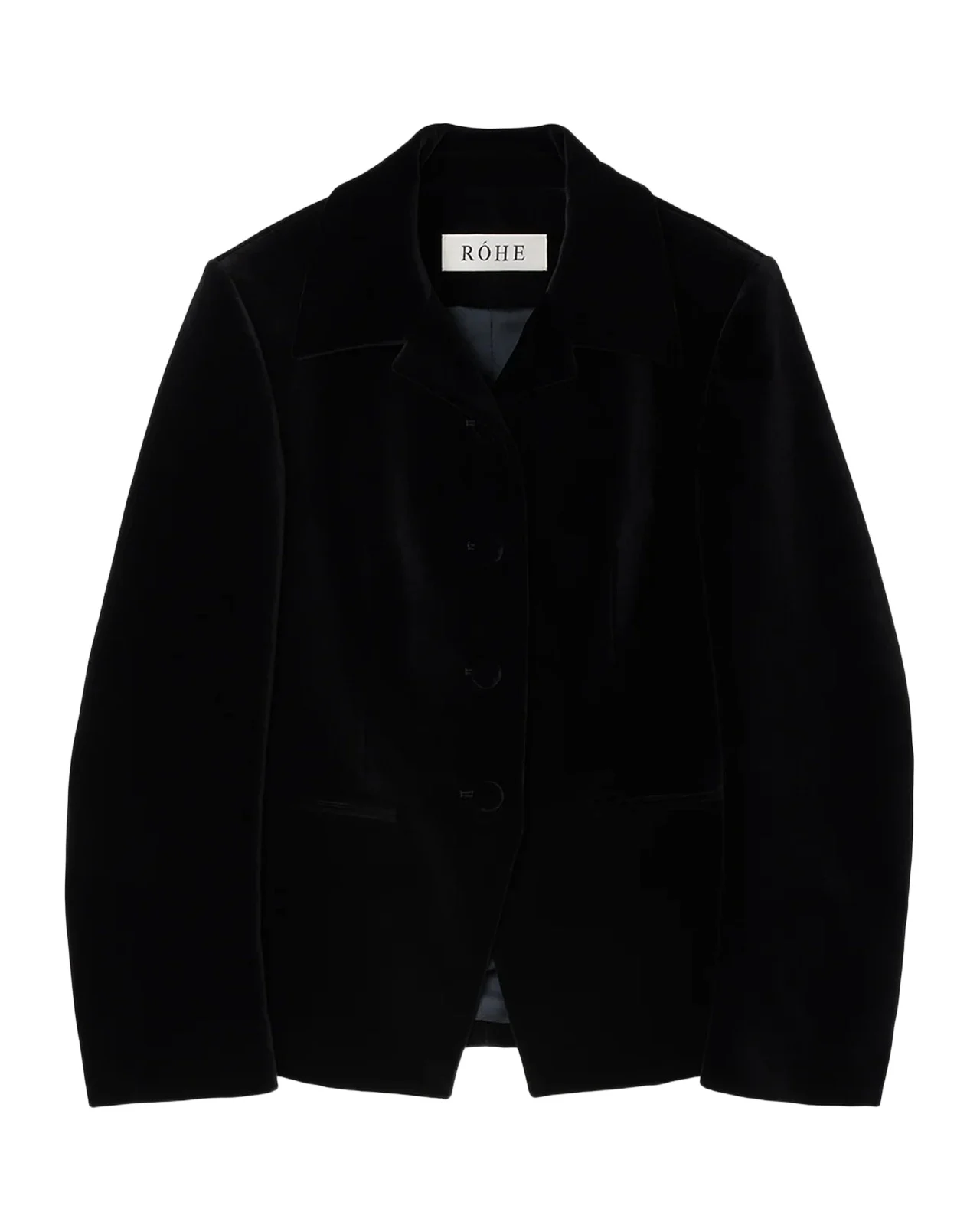 RÓHE Classic Fitted Velvet Jacket