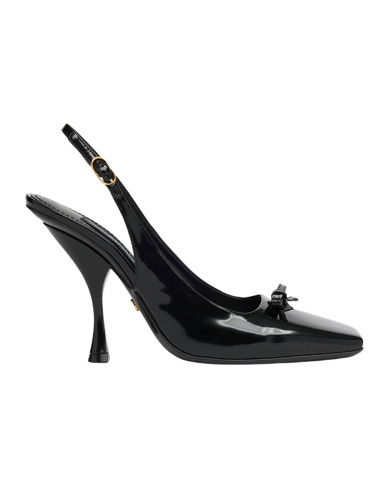 Dolce & Gabbana 105mm Patent Leather Slingback Pumps