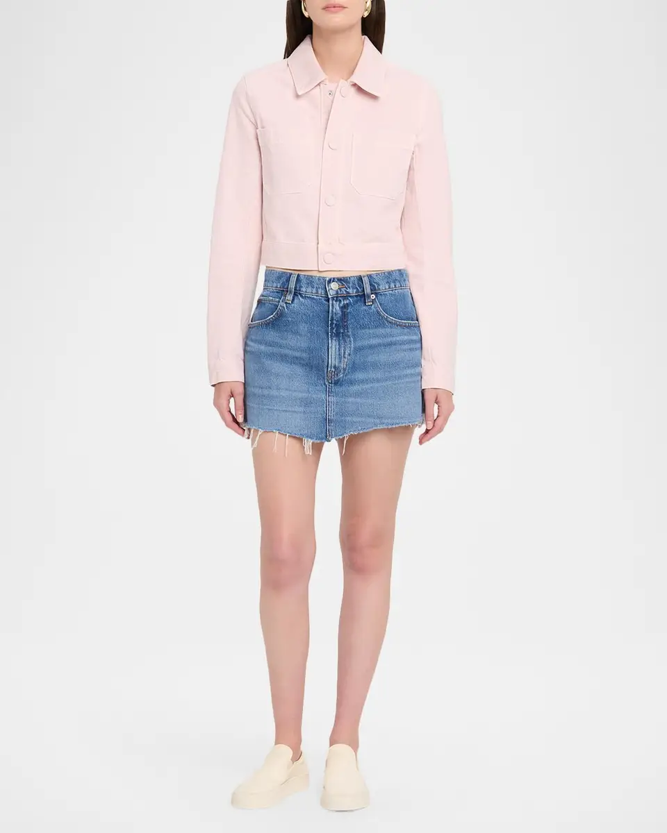 Frame The Small Denim Jacket | Thumbnail 2 Frame The Small Denim Jacket | Thumbnail 2
