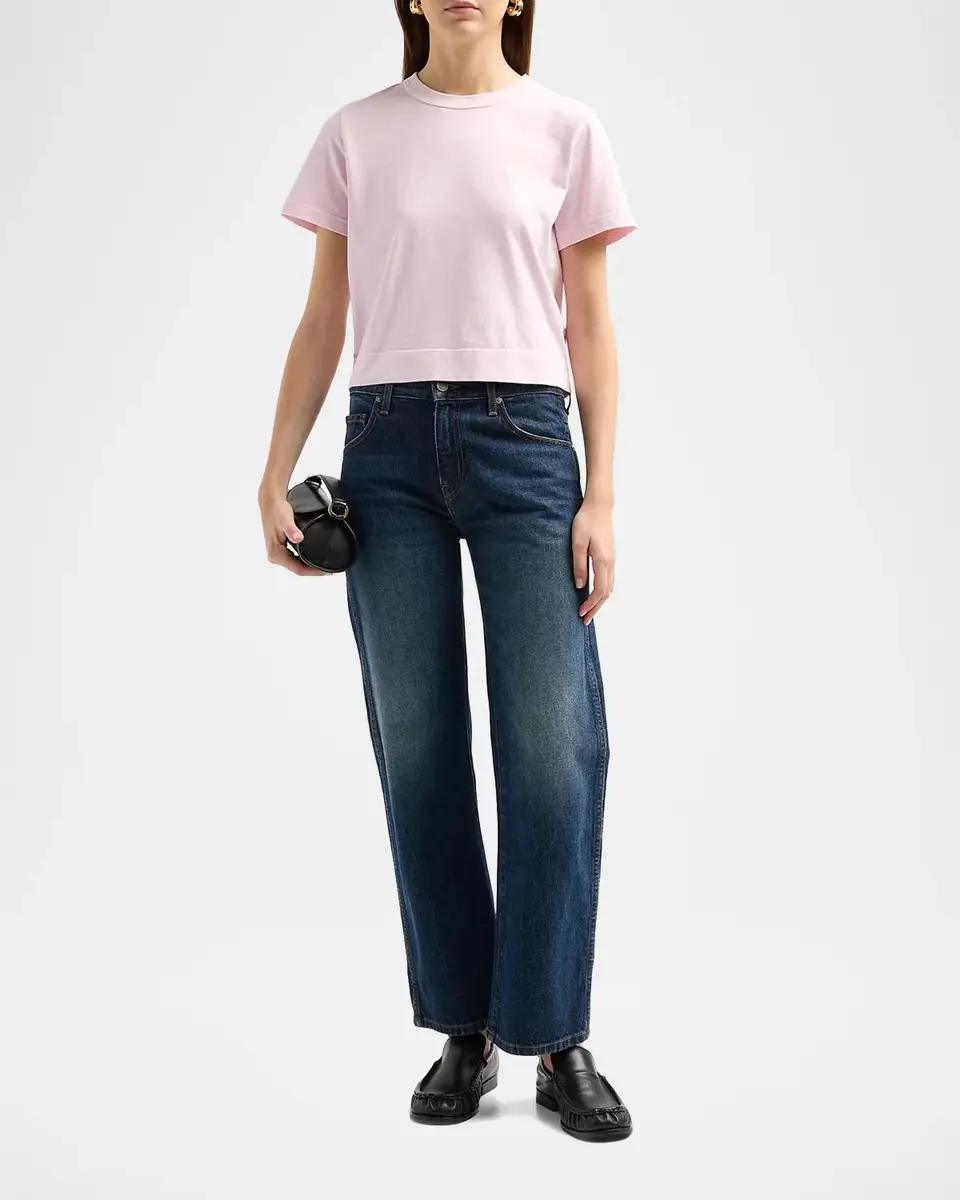 Frame The Boxy Cotton T-Shirt | Thumbnail 2 Frame The Boxy Cotton T-Shirt | Thumbnail 2
