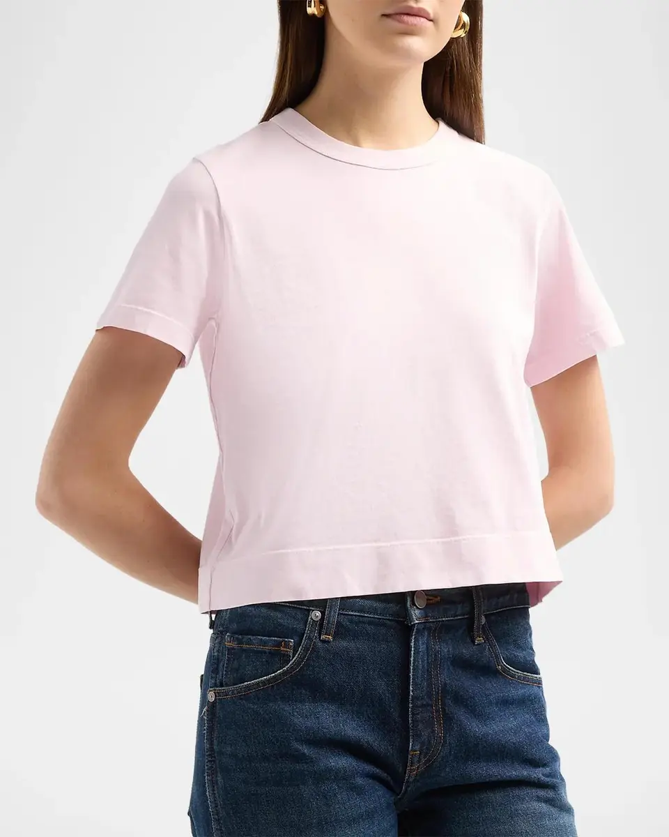 Frame The Boxy Cotton T-Shirt | Thumbnail 4 Frame The Boxy Cotton T-Shirt | Thumbnail 4