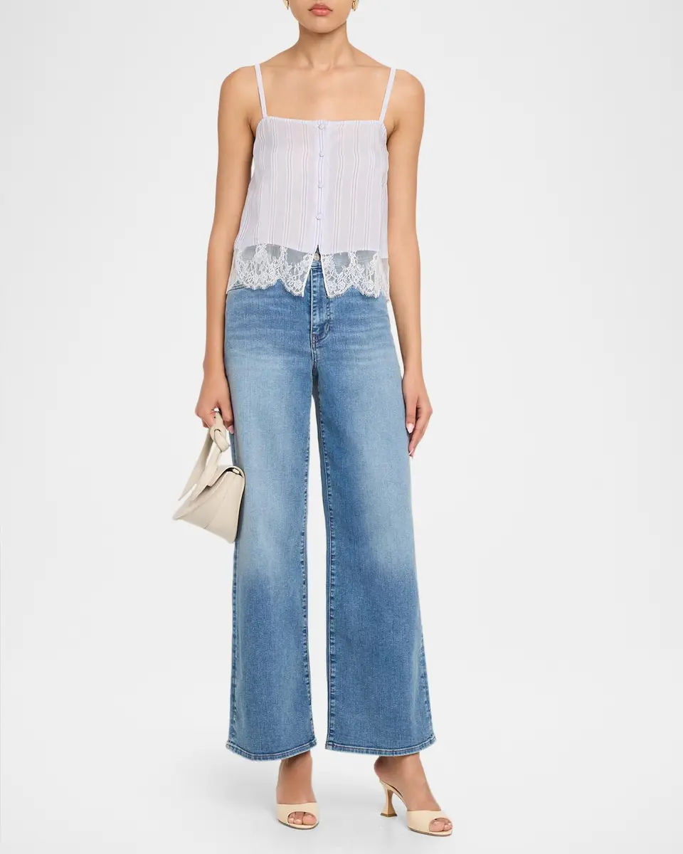 Frame Le Slim Palazzo Jeans | Thumbnail 2 Frame Le Slim Palazzo Jeans | Thumbnail 2