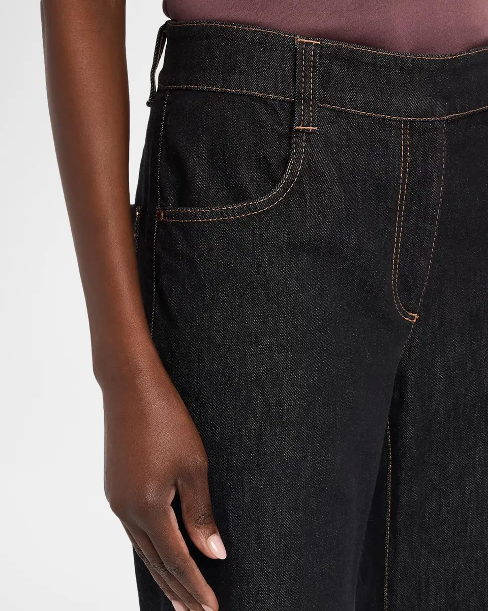 Brunello Cucinelli No Fade Stretch Denim Flared Jeans | Thumbnail 5