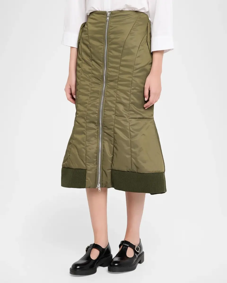 Simone Rocha Padded Sculpt Midi Bomber Skirt | Thumbnail 4 Simone Rocha Padded Sculpt Midi Bomber Skirt | Thumbnail 4