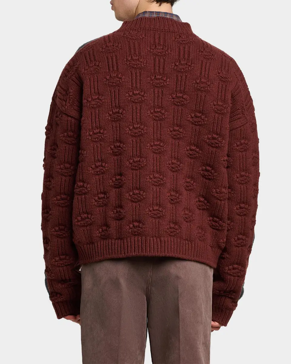 Marni Men's Wool and Cashmere Geometric-Jacquard Cardigan | Thumbnail 3