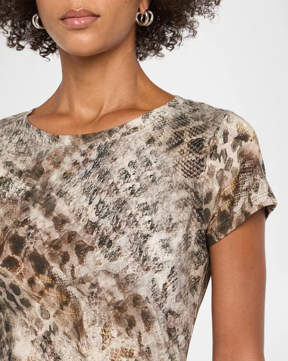 Ramy Brook Kate Python T-Shirt | Thumbnail 5