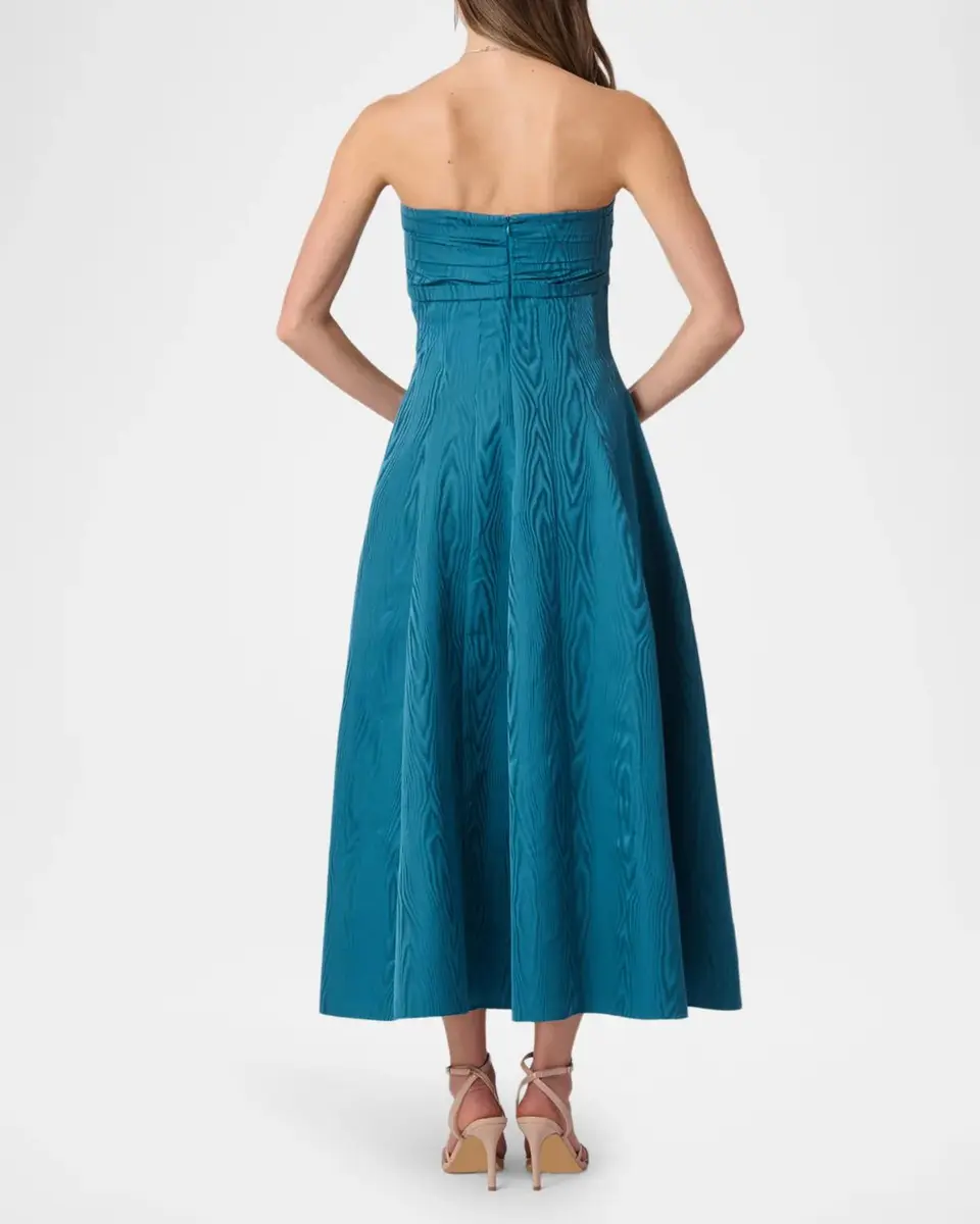Shoshanna Wastson Moire Strapless Cocktail Dress | Thumbnail 3 Shoshanna Wastson Moire Strapless Cocktail Dress | Thumbnail 3