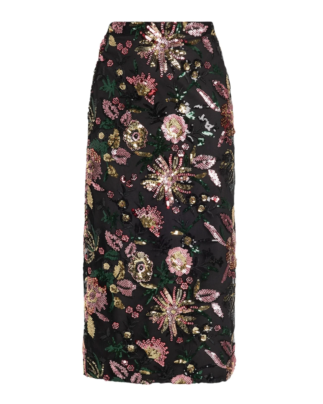 Timothy Floral Sequined Midi Skirt Timothy Floral Sequined Midi Skirt