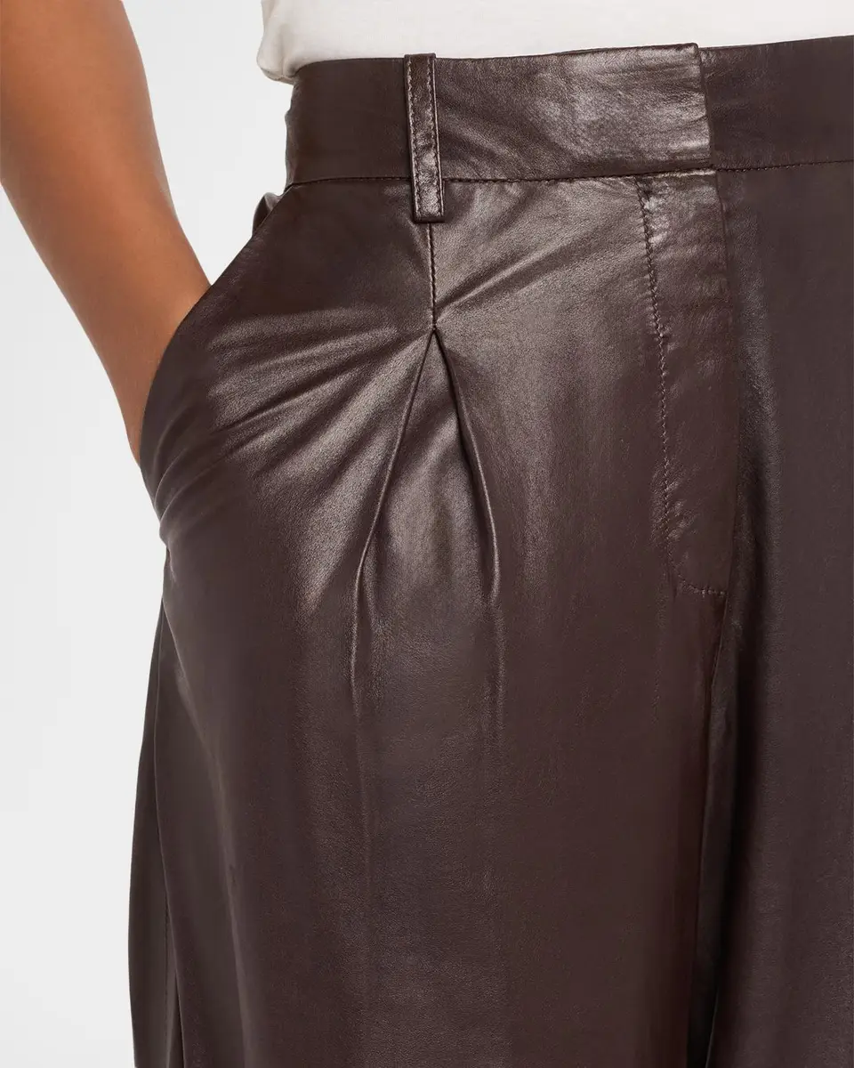 Ramy Brook Eliza Leather Wide-Leg Pants | Thumbnail 5