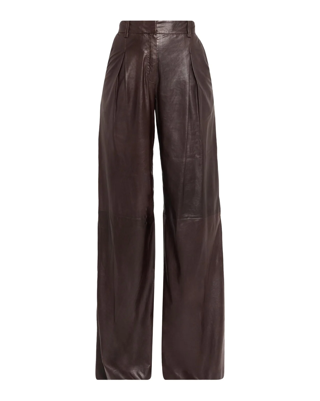 Ramy Brook Eliza Leather Wide-Leg Pants