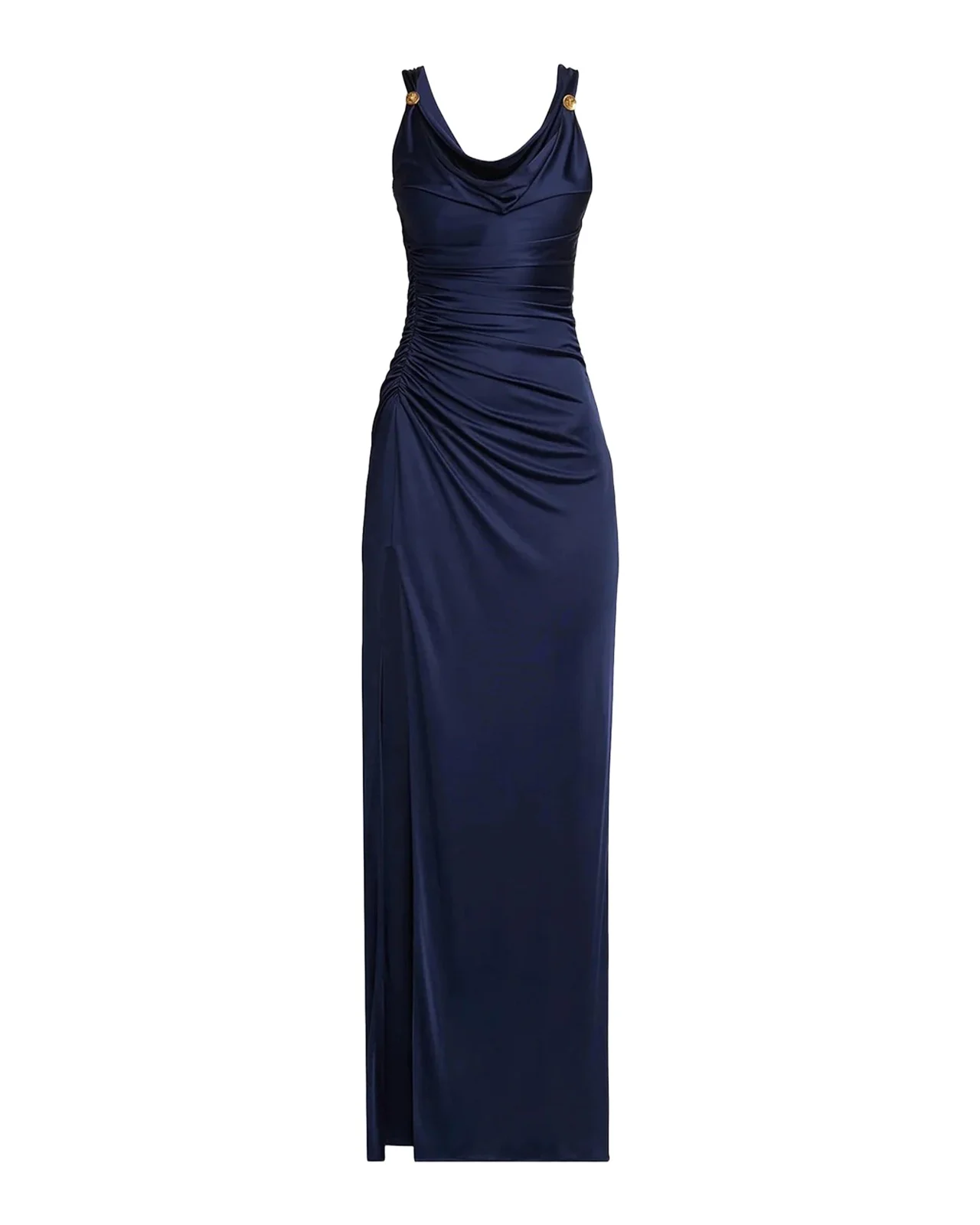Draped Sleeveless Gown