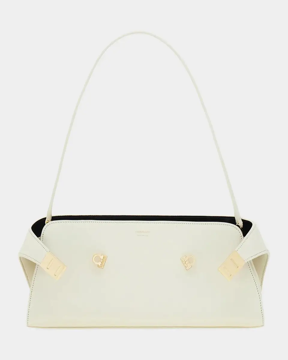 Ferragamo East-West Hug Leather Shoulder Bag | Thumbnail 8 Ferragamo East-West Hug Leather Shoulder Bag | Thumbnail 8