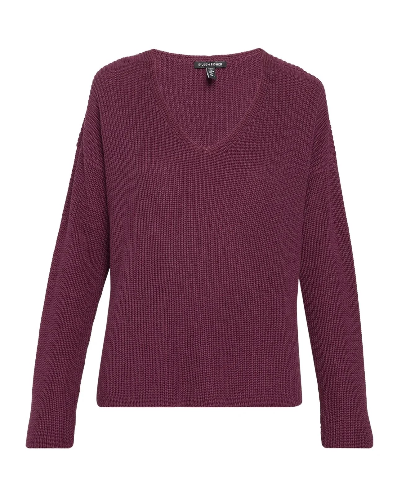 V-Neck Cotton Knit Sweater V-Neck Cotton Knit Sweater
