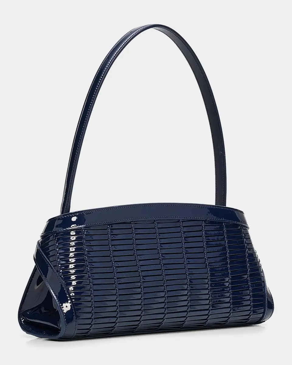 Ferragamo Hug Whispers Patent Leather East-West Shoulder Bag | Thumbnail 3 Ferragamo Hug Whispers Patent Leather East-West Shoulder Bag | Thumbnail 3