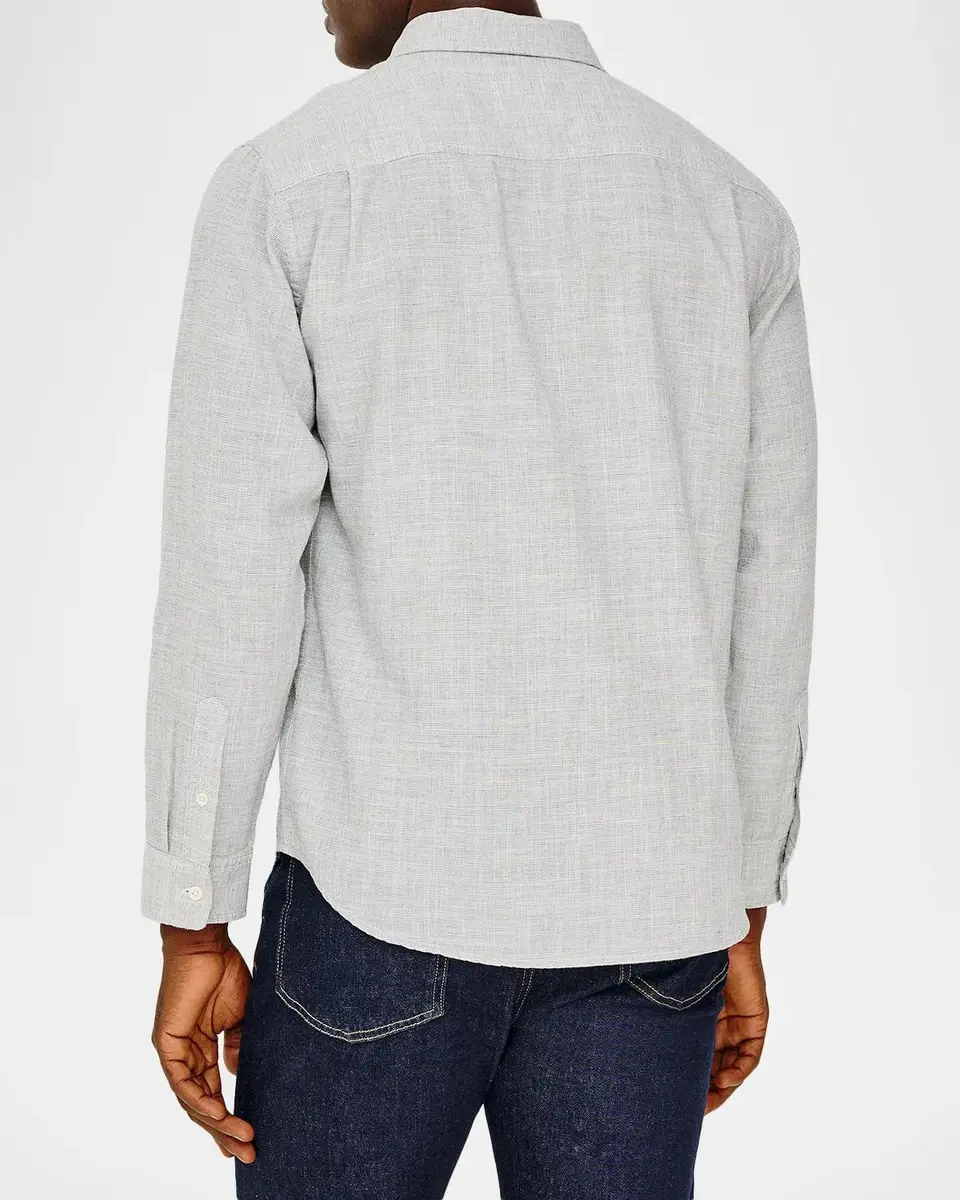 RAILS Men's Wyatt Cotton Crosshatch Button-Down Shirt | Thumbnail 3 RAILS Men's Wyatt Cotton Crosshatch Button-Down Shirt | Thumbnail 3