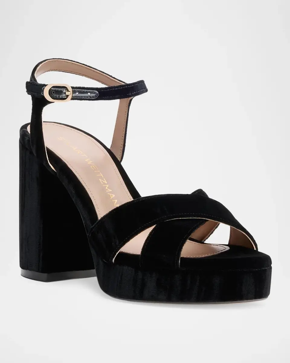 Stuart Weitzman Dayna 110MM Suede Platform Sandals | Thumbnail 2 Stuart Weitzman Dayna 110MM Suede Platform Sandals | Thumbnail 2