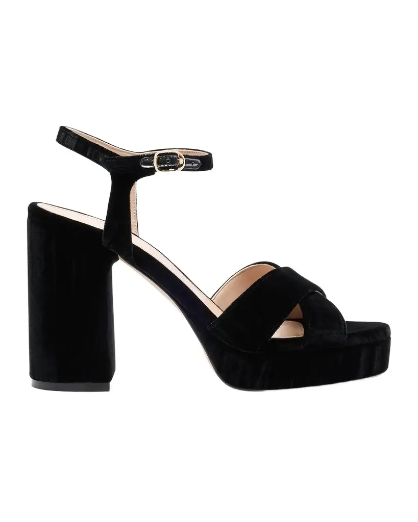Stuart Weitzman Dayna 110MM Suede Platform Sandals