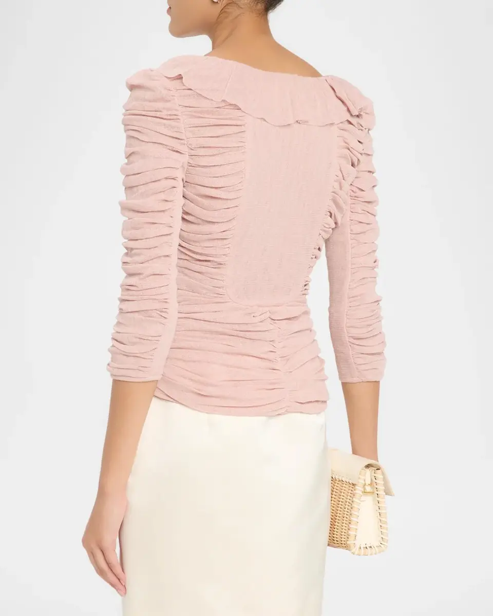Staud Gretta Ruffled Top | Thumbnail 3 Staud Gretta Ruffled Top | Thumbnail 3