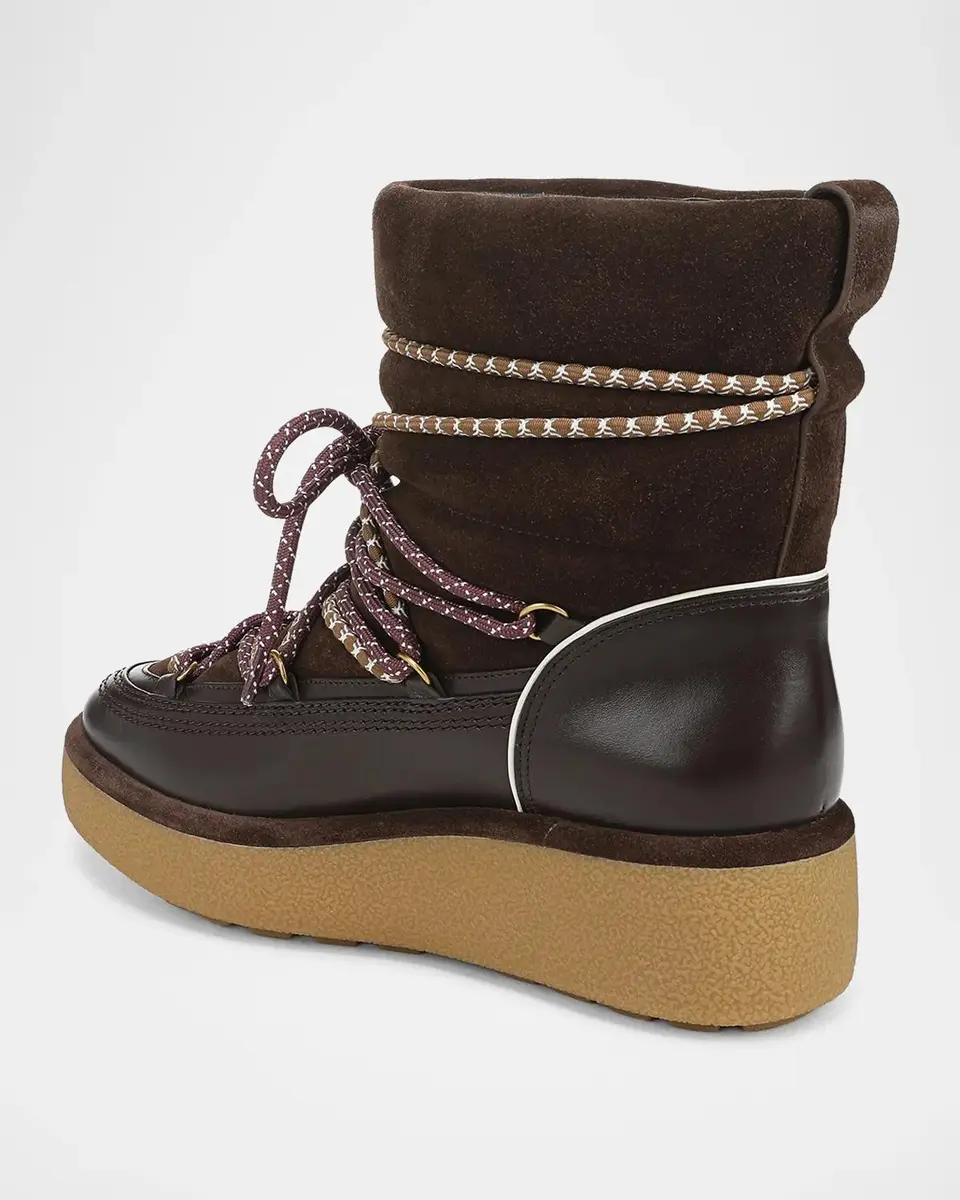 Veronica Beard Kirsta Leather Lace-Up Platform Snow Boots | Thumbnail 3 Veronica Beard Kirsta Leather Lace-Up Platform Snow Boots | Thumbnail 3