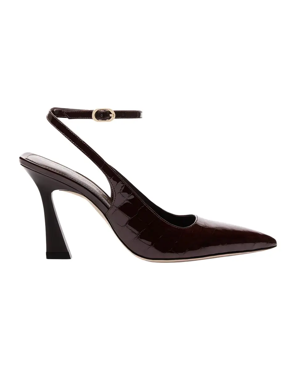 Stuart Weitzman 85mm Vinnie Patent Leather Ankle-Strap Pumps | Thumbnail 3 Stuart Weitzman 85mm Vinnie Patent Leather Ankle-Strap Pumps | Thumbnail 3