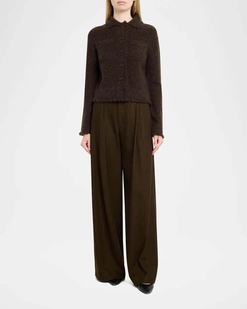 Vince Donegal-Style Cashmere Button-Front Cardigan | Thumbnail 2 Vince Donegal-Style Cashmere Button-Front Cardigan | Thumbnail 2