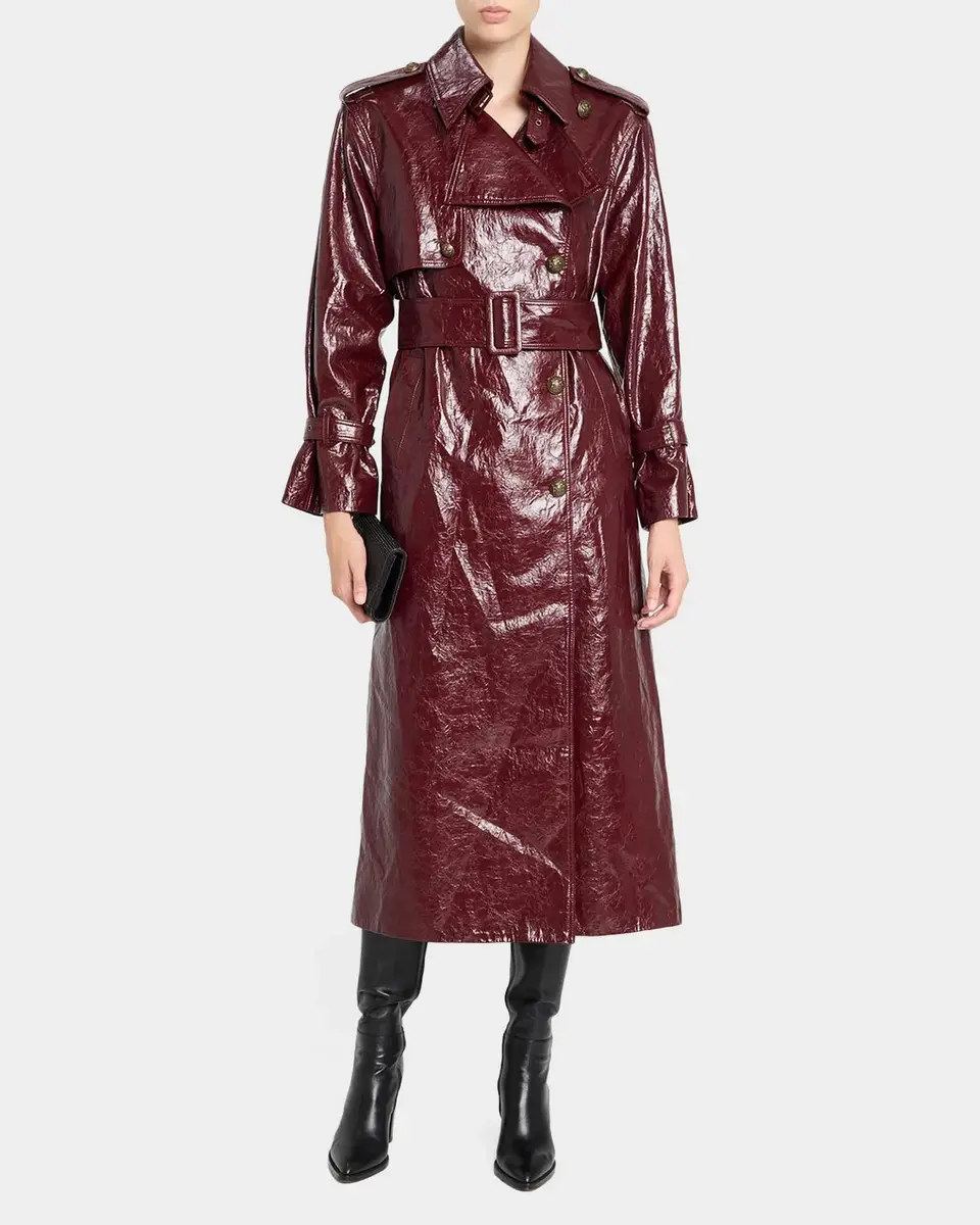 Kobi Halperin Rose Coated Longline Coat | Thumbnail 2