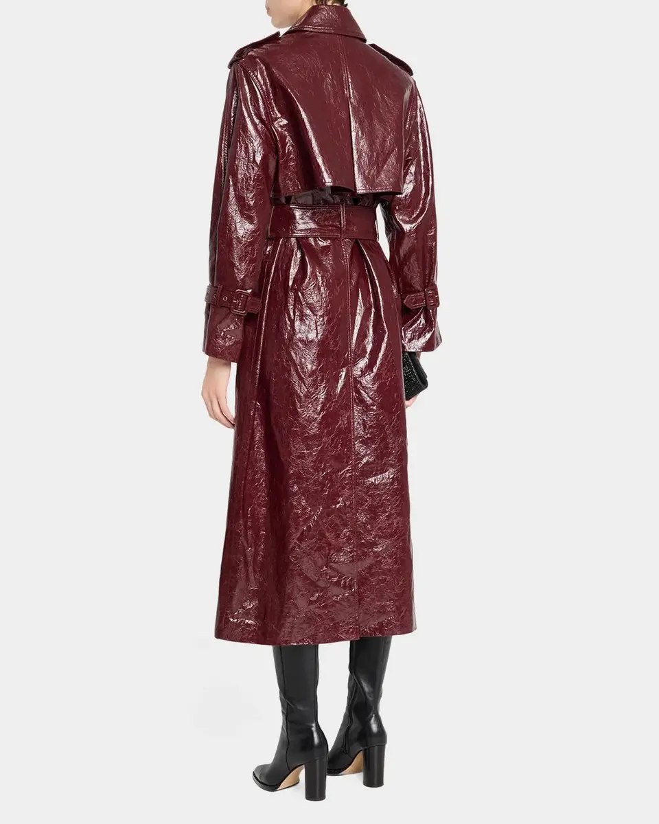Kobi Halperin Rose Coated Longline Coat | Thumbnail 3