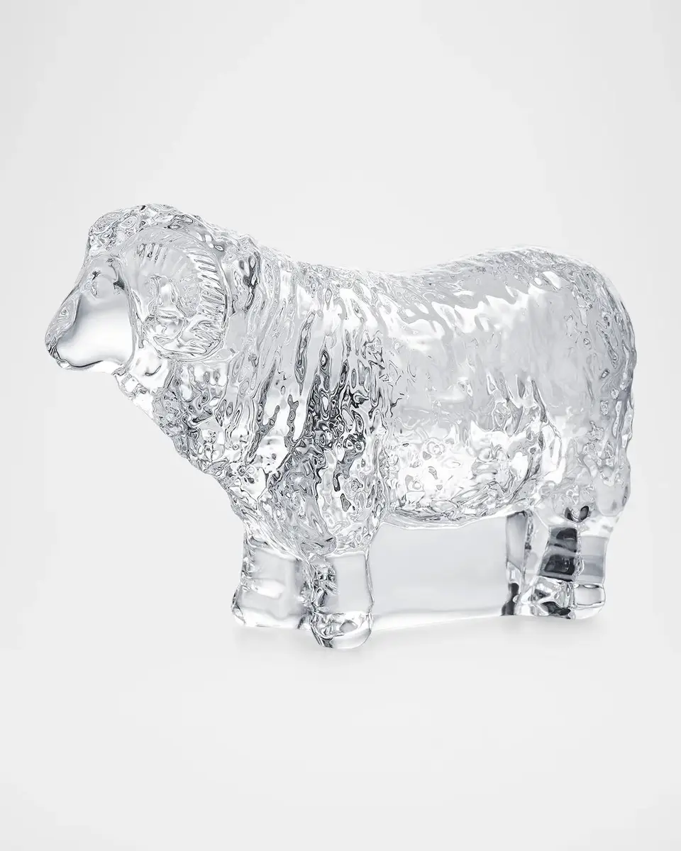 Baccarat Zodiac Sheep Crystal Figurine | Thumbnail 2 Baccarat Zodiac Sheep Crystal Figurine | Thumbnail 2