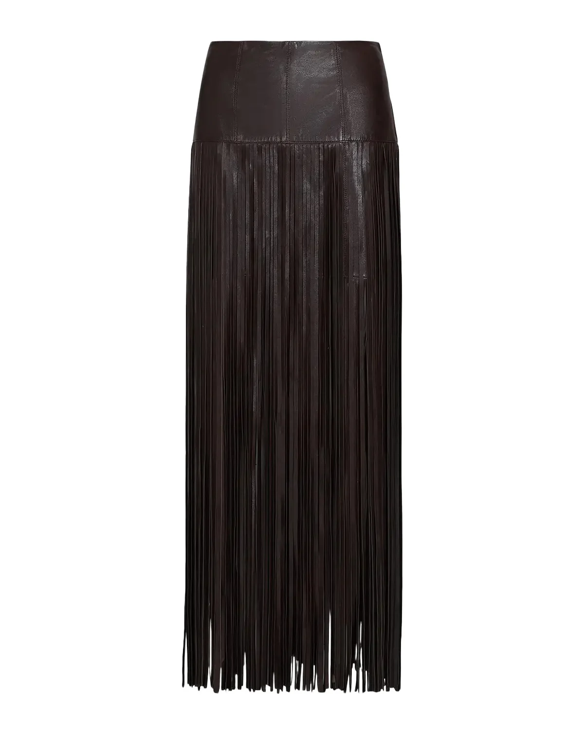 Tangled Up Fringe Leather Skirt Tangled Up Fringe Leather Skirt
