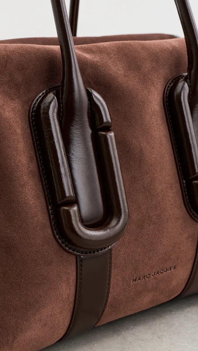 Marc Jacobs Babe City Tote In Suede Dark Brown | Thumbnail 5 Marc Jacobs Babe City Tote In Suede Dark Brown | Thumbnail 5
