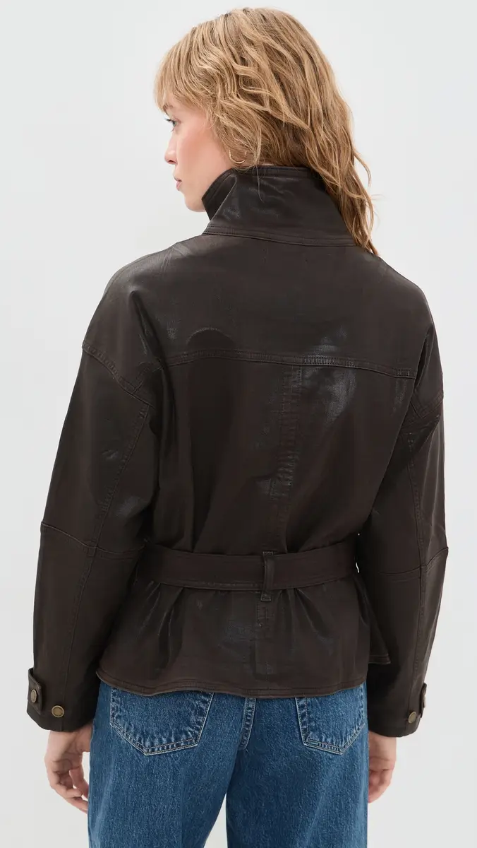 Ramy Brook Coated Robin Jacket | Thumbnail 3