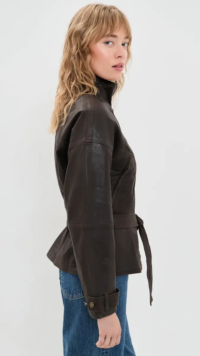 Ramy Brook Coated Robin Jacket | Thumbnail 4