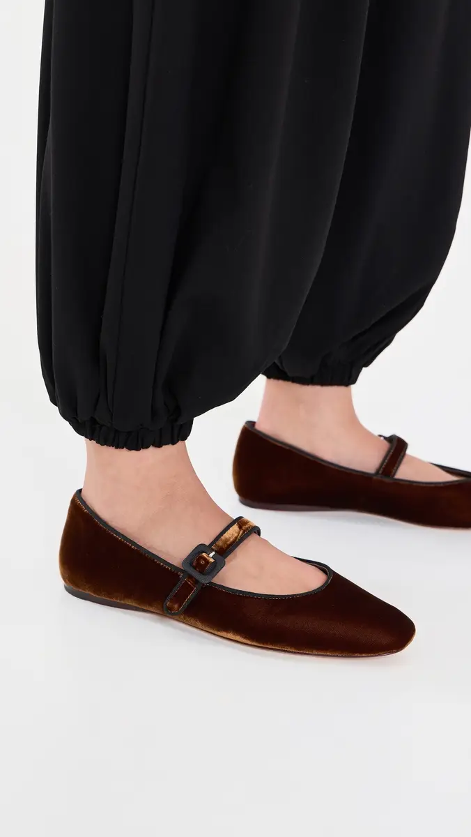 Loeffler Randall Ginger Velvet Mary Jane Flats | Thumbnail 3 Loeffler Randall Ginger Velvet Mary Jane Flats | Thumbnail 3