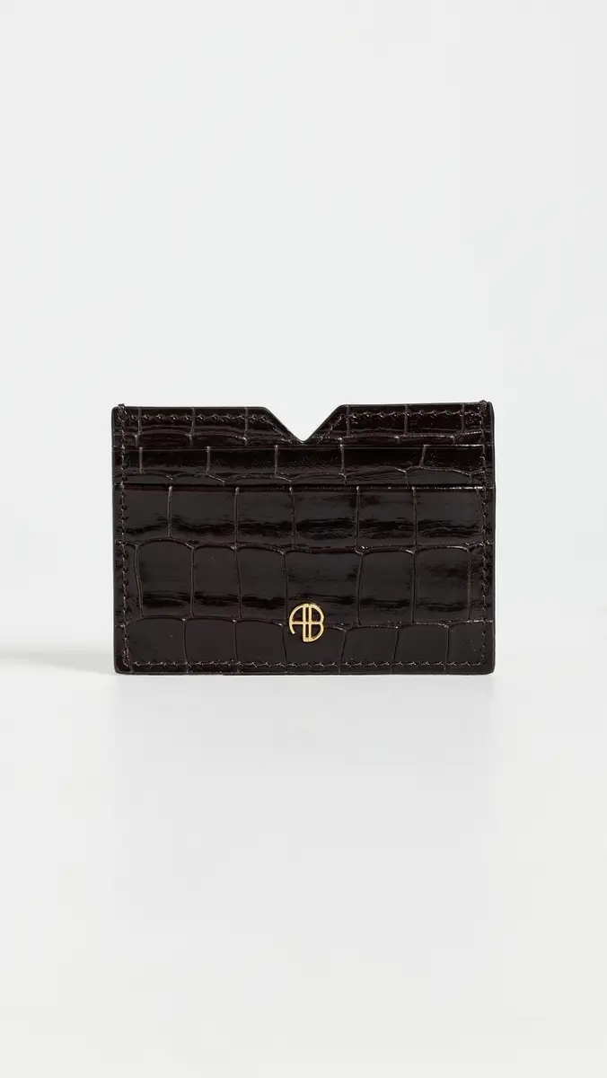 Anine Bing Calli Embossed Card Holder | Thumbnail 2 Anine Bing Calli Embossed Card Holder | Thumbnail 2