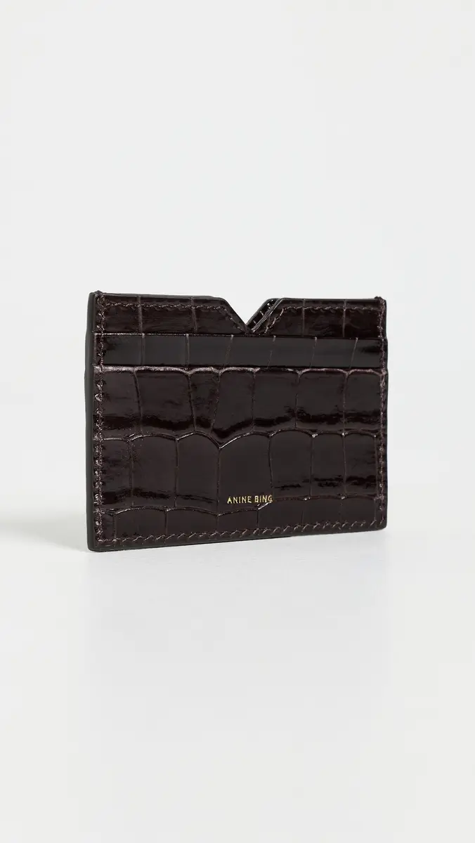 Anine Bing Calli Embossed Card Holder | Thumbnail 3 Anine Bing Calli Embossed Card Holder | Thumbnail 3