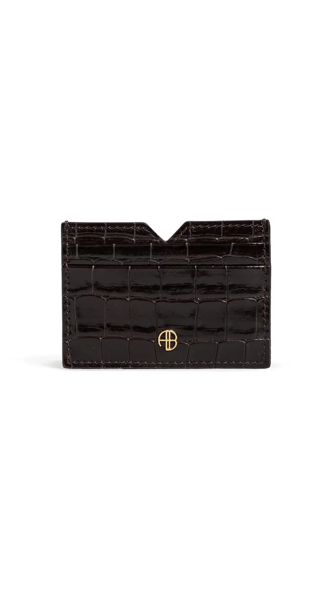 Anine Bing Calli Embossed Card Holder | Thumbnail 6 Anine Bing Calli Embossed Card Holder | Thumbnail 6