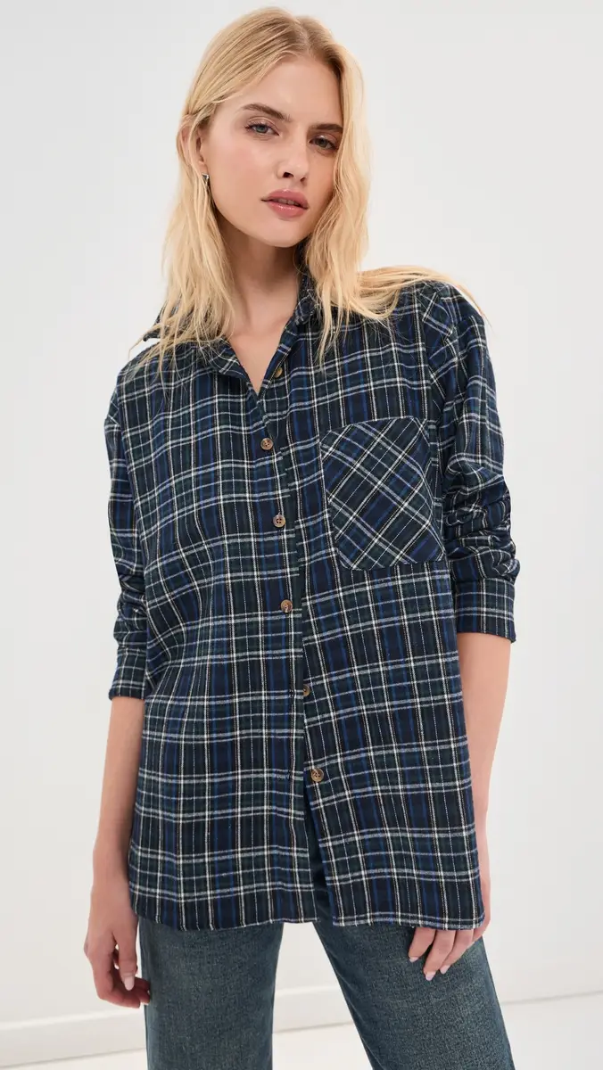 LE BOP Winnie Button Down Flannel | Thumbnail 2 LE BOP Winnie Button Down Flannel | Thumbnail 2