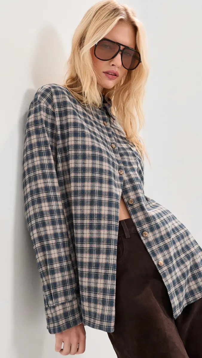 LE BOP Winnie Button Down Flannel | Thumbnail 2 LE BOP Winnie Button Down Flannel | Thumbnail 2