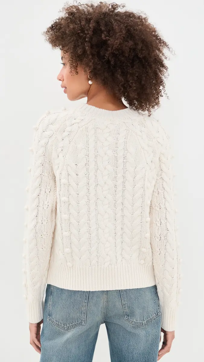 LoveShackFancy Mavelle Pullover Sweater | Thumbnail 3 LoveShackFancy Mavelle Pullover Sweater | Thumbnail 3