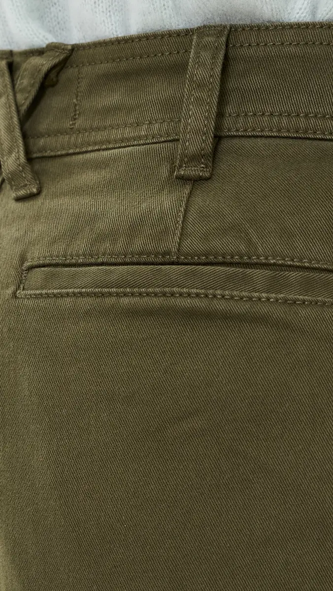 Alex Mill Wide Leg Trousers In Cotton Twill Military | Thumbnail 6