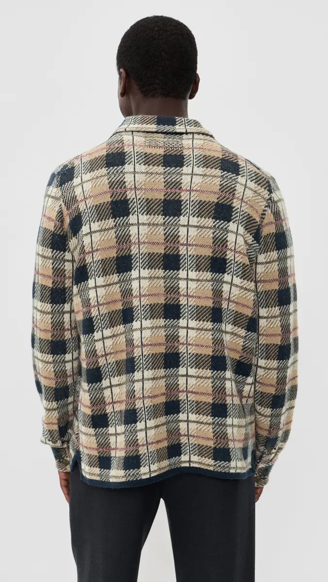 Guest In Residence Plaid Cashmere Work Shirt | Thumbnail 3 Guest In Residence Plaid Cashmere Work Shirt | Thumbnail 3
