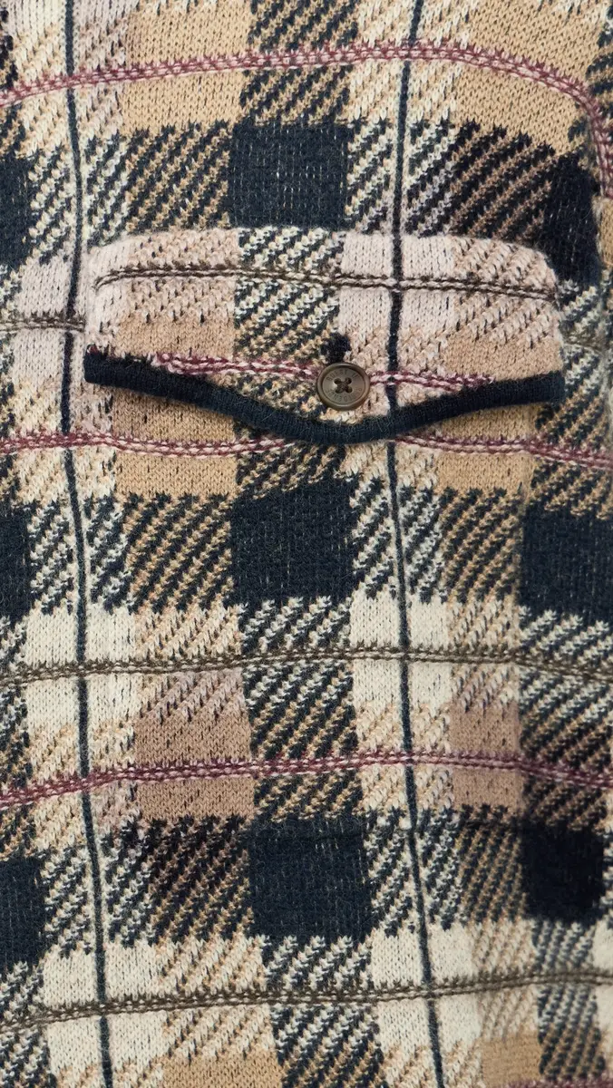 Guest In Residence Plaid Cashmere Work Shirt | Thumbnail 6 Guest In Residence Plaid Cashmere Work Shirt | Thumbnail 6