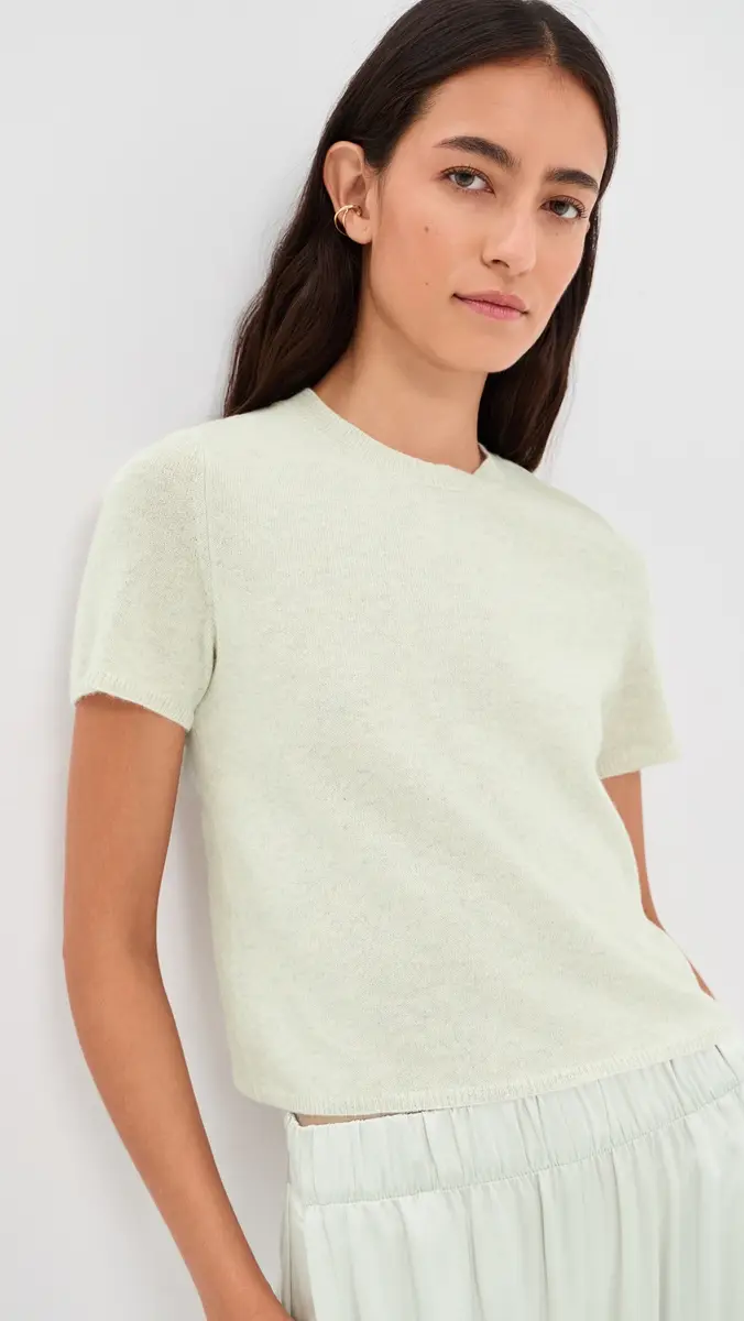 Sablyn Charleston Relaxed Crew Cashmere Tee | Thumbnail 2
