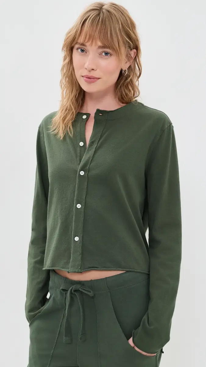 FRANK & EILEEN Jackie Jersey Cardigan | Thumbnail 2