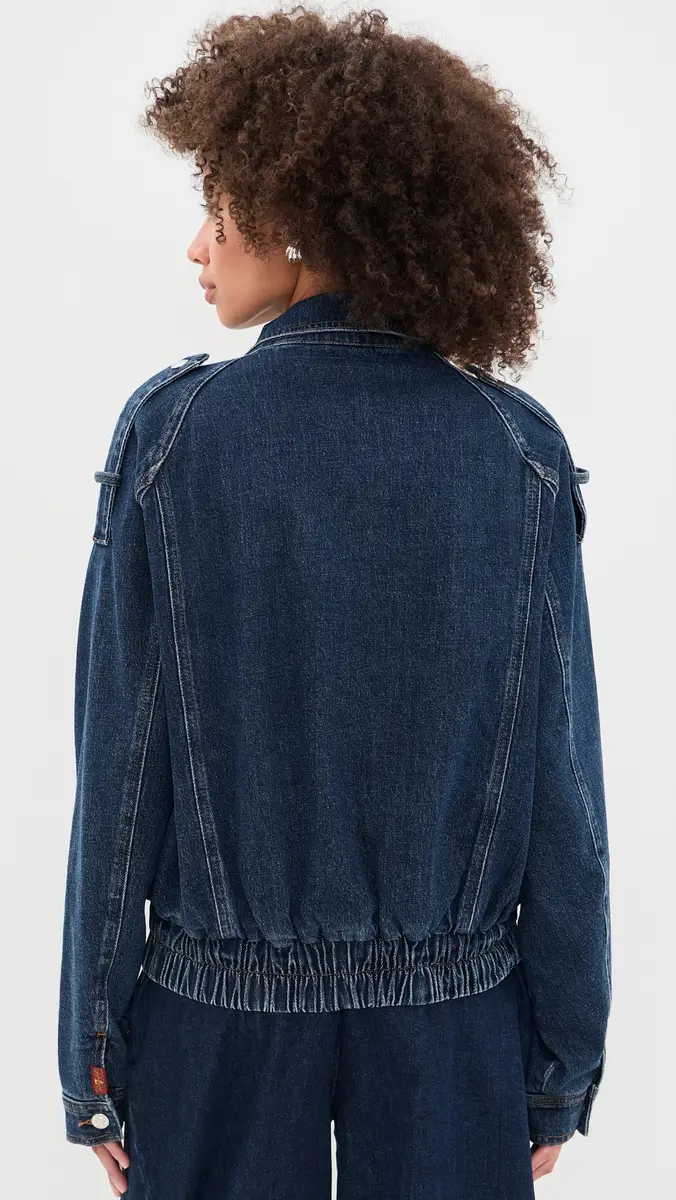7 For All Mankind Aviator Denim Jacket | Thumbnail 3