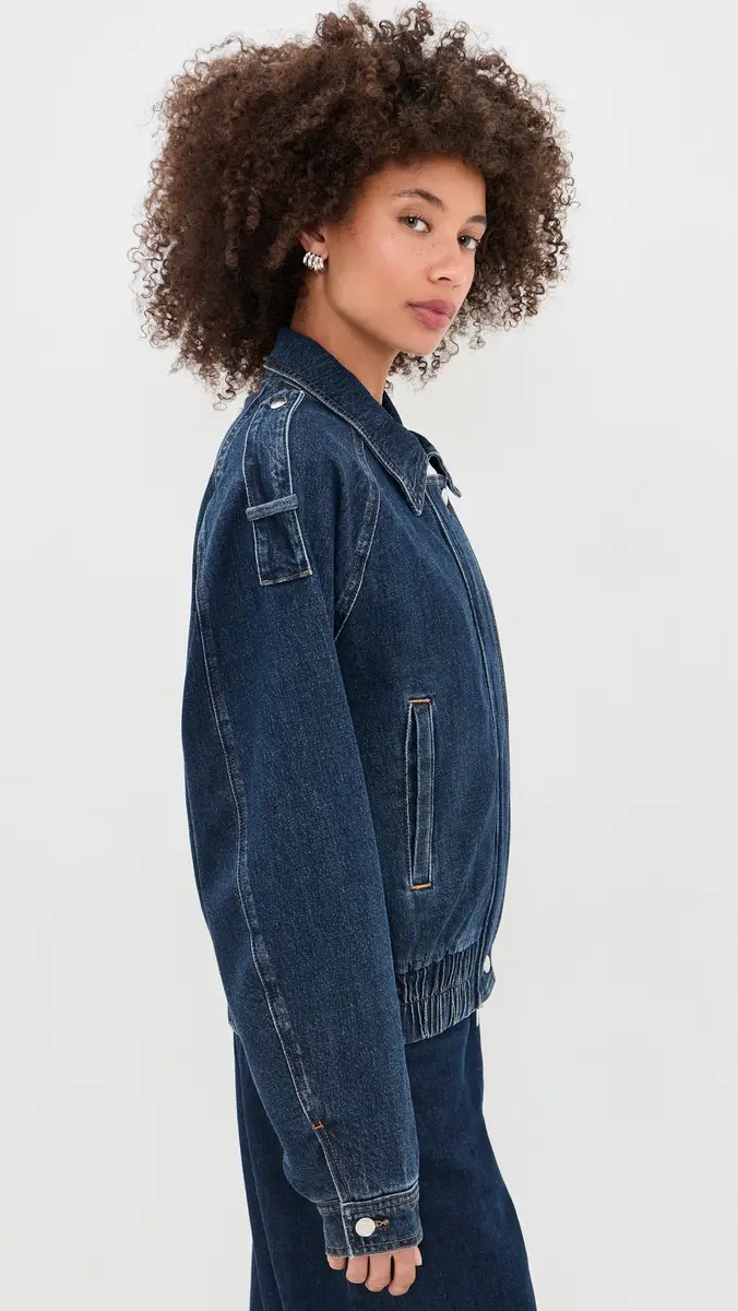 7 For All Mankind Aviator Denim Jacket | Thumbnail 4