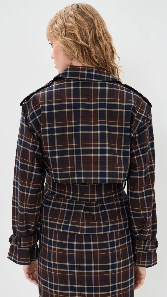 Favorite Daughter The Cropped Charles Trench Coat | Thumbnail 3 Favorite Daughter The Cropped Charles Trench Coat | Thumbnail 3