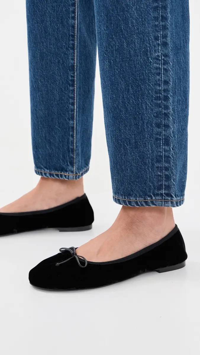 Stuart Weitzman Nia Velvet Ballet Flats | Thumbnail 4